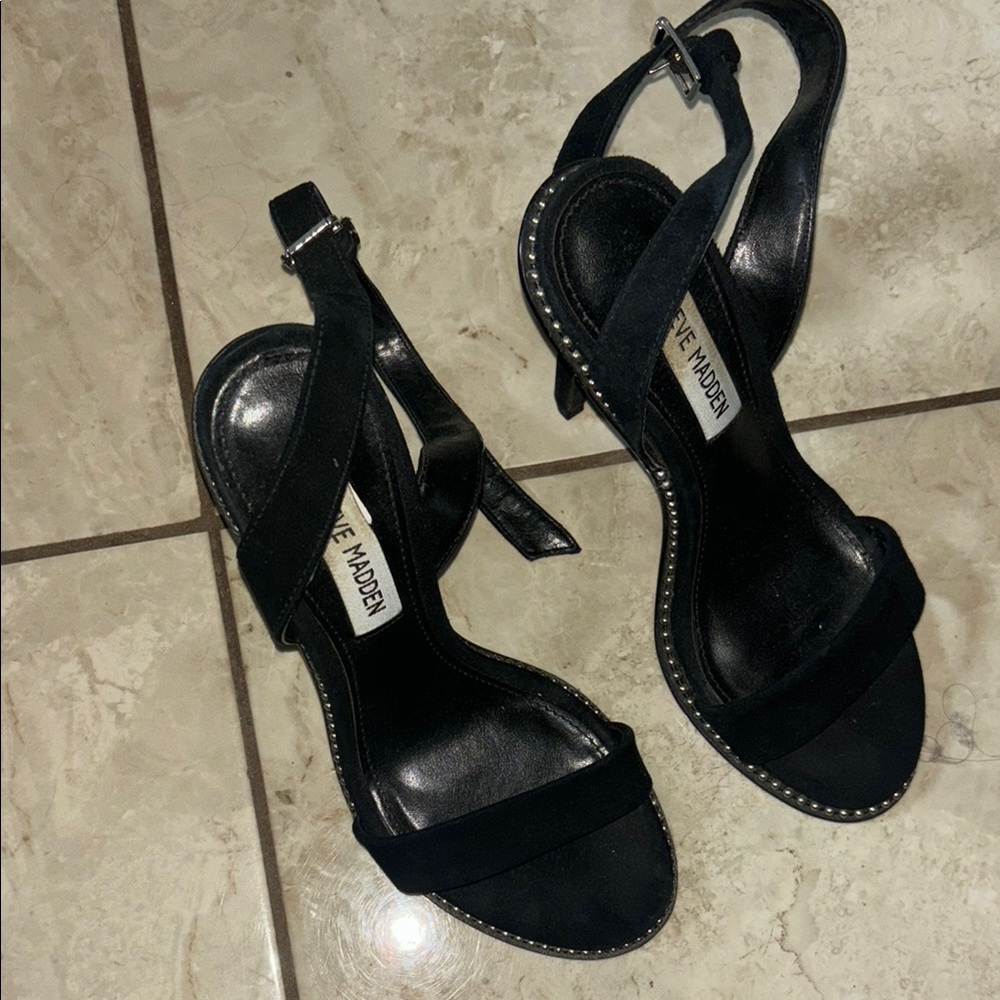 Steve Madden Black Stiletto Heels